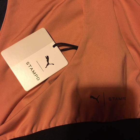 The Puma x Stampd bra in peach - Picture 2 of 3